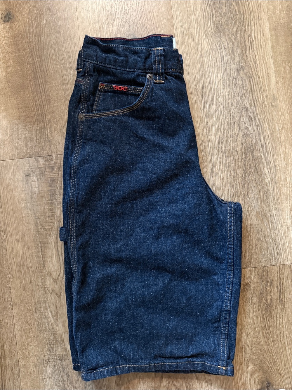 Urban Outfitters BDG Carpenter Denim Shorts Jorts Size 27 - Picture 4 of 13